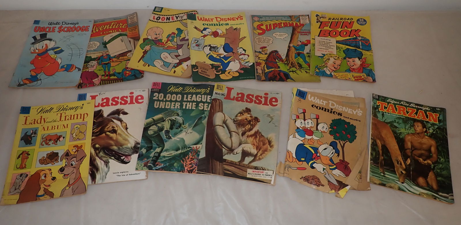 Walt Disney , Uncle Scrooge, Superman , & Misc Comics (1 of 5)