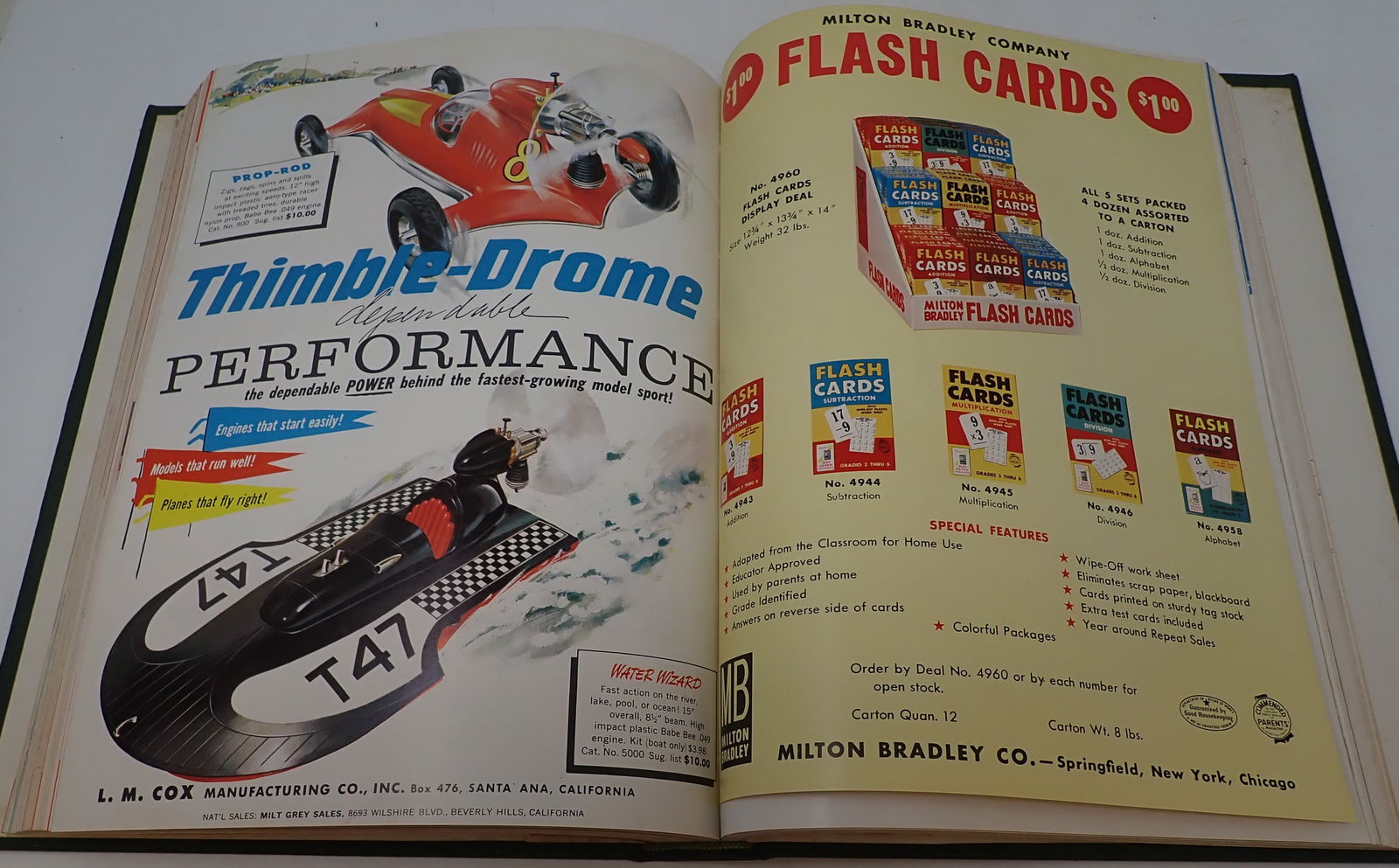 1959 Playthings Toy Catalog incl Cox Thimble Drome: April - July Catalog from Ben McCready (Editor) Collection . Some of the many items in this are Comet Gas Models, Rushton, Ideal Moon Explorer, Tonka , Cox Thimble Drome, Murray Pedal Cars, Fisher Pri