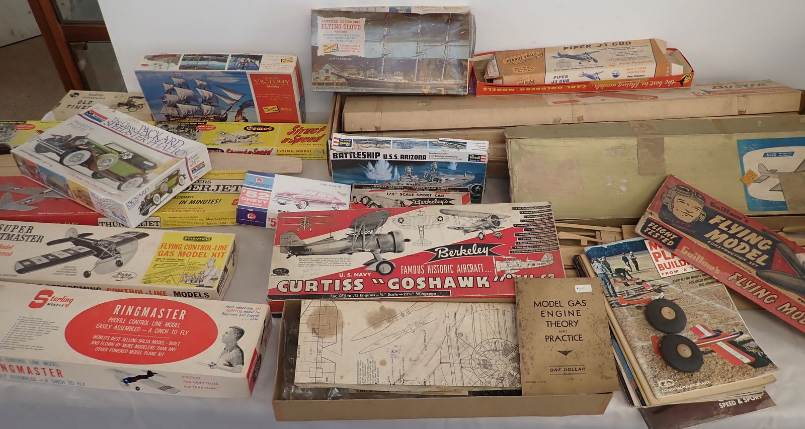 Model Airplanes & Monogram Packard: Just about all are NOT complete. Packard model is still sealed in plastic. Must take all ! No in house shipping !