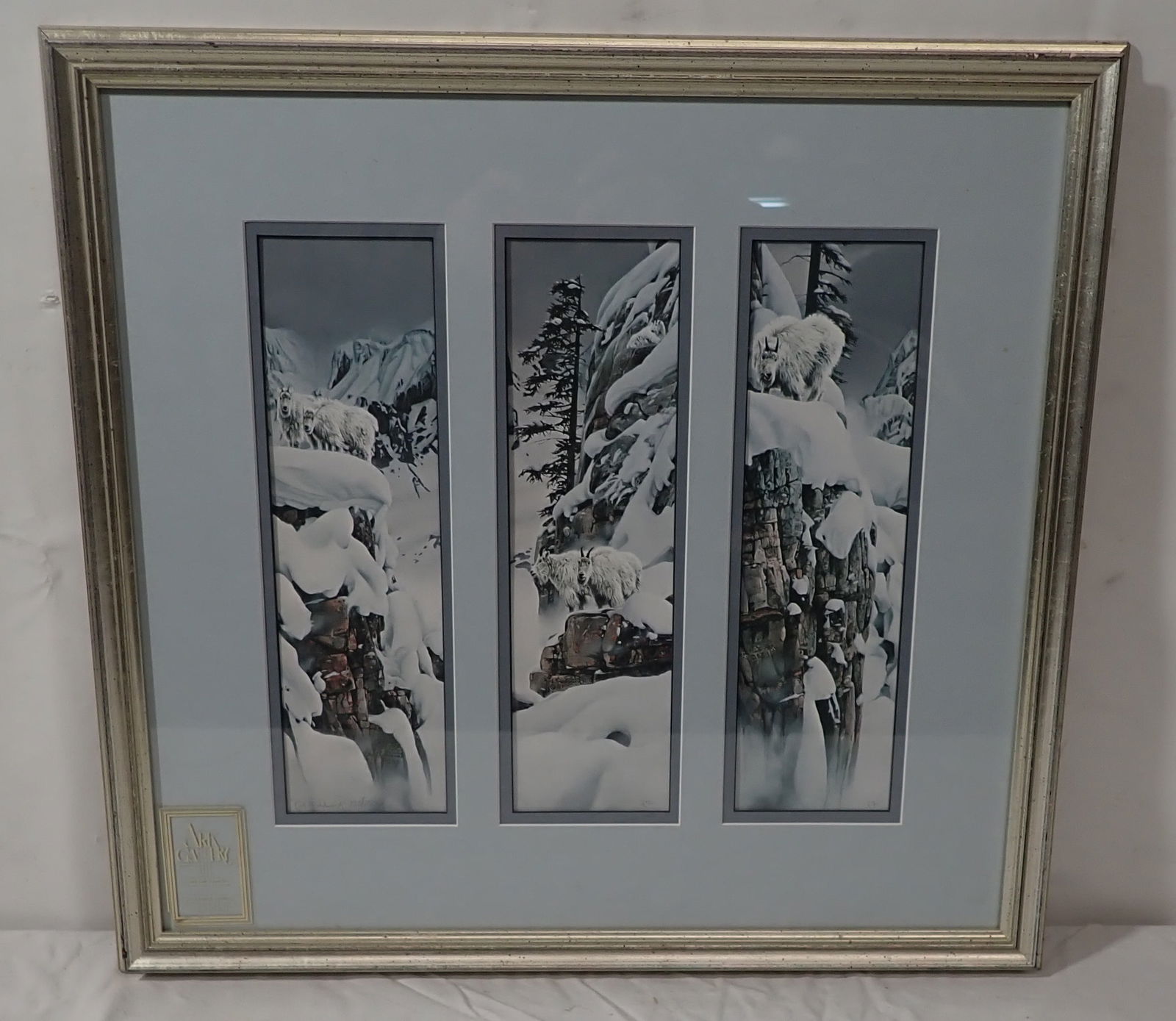 Rod Frederick World of White Signed Print: Signed & Numered - Approx 21 1/2" x 20 1/4". Shipping available ($30 handling charge, plus postage)