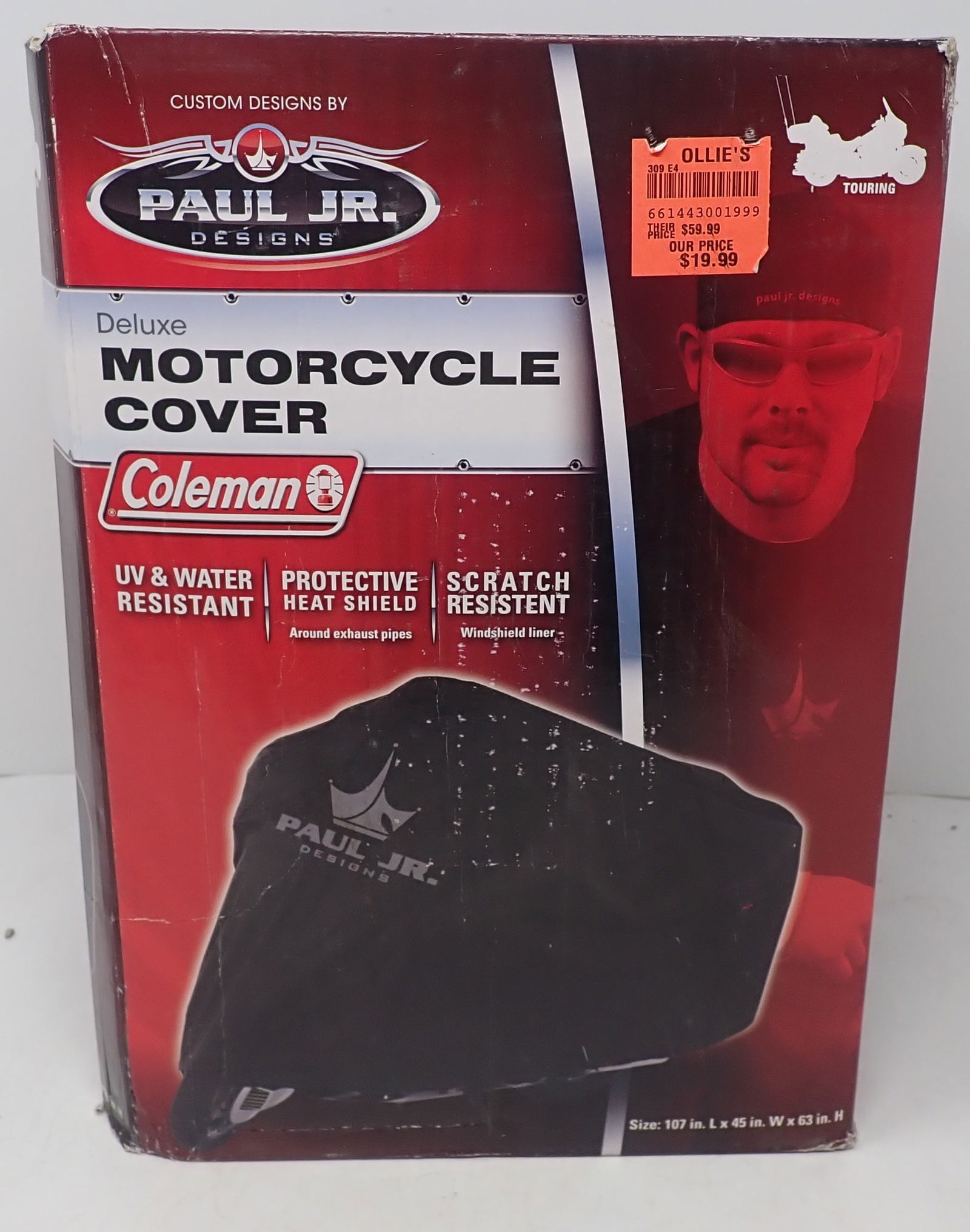 Paul Jr. Coleman Motorcycle Cover: Shipping available