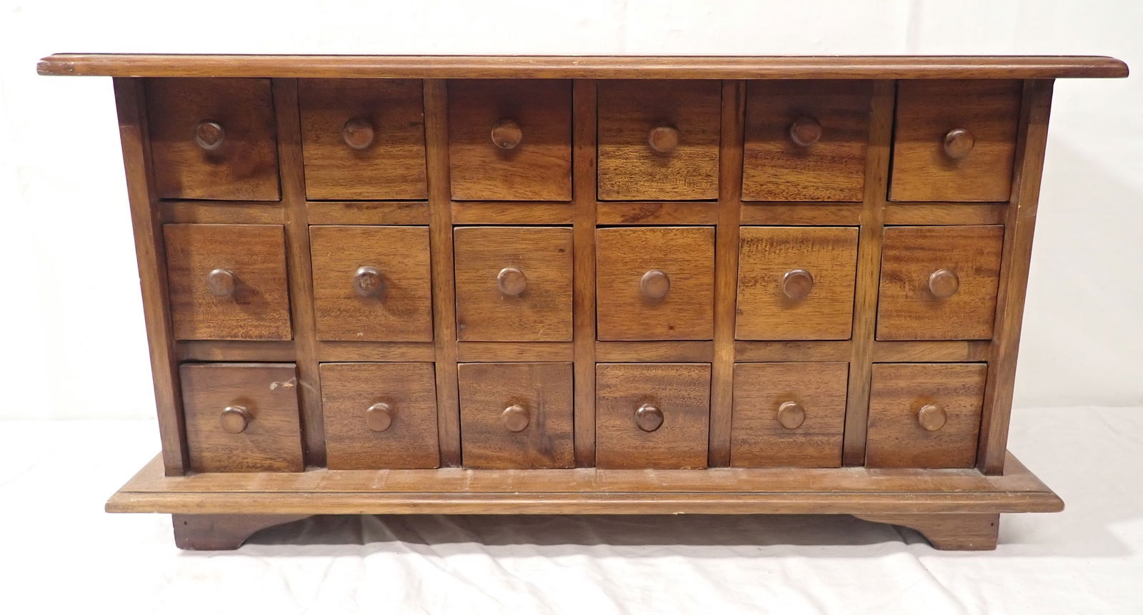 Upper Deck LTD Apothecary Cabinet: Approx 11 3/4" x 25 1/4" x 13 3/4" tall. NO in house shipping !