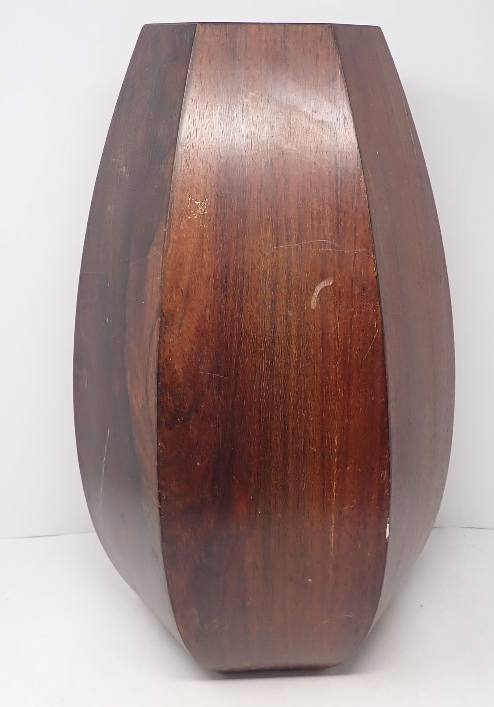 Wooden Vase: Appro 18" tall. Shipping available ($20 handling charge, plus postage)