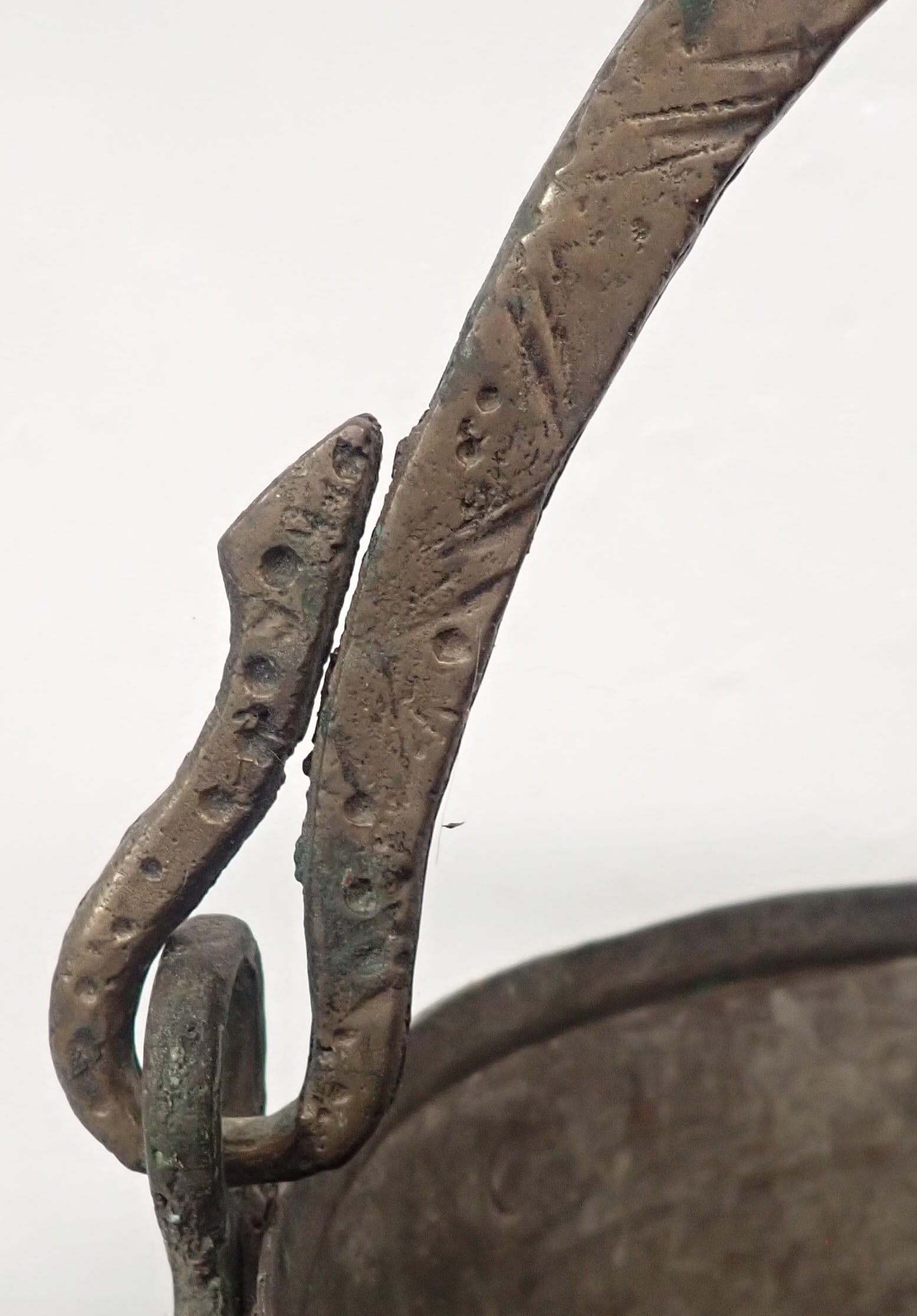 Copper Cauldron w/ Stand - 3