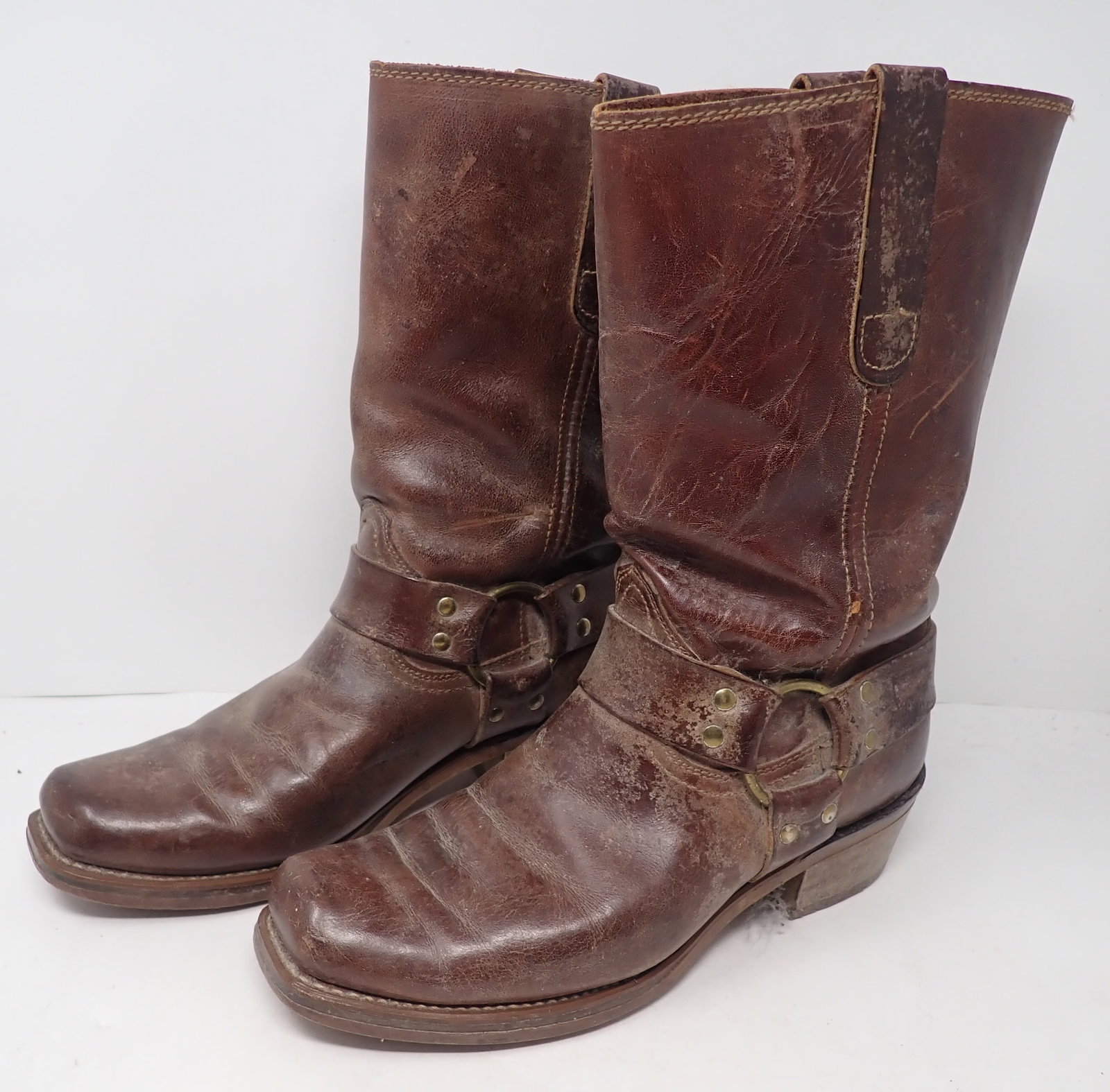 Cowboy / Biker Boots: Not sure of size. Shipping available