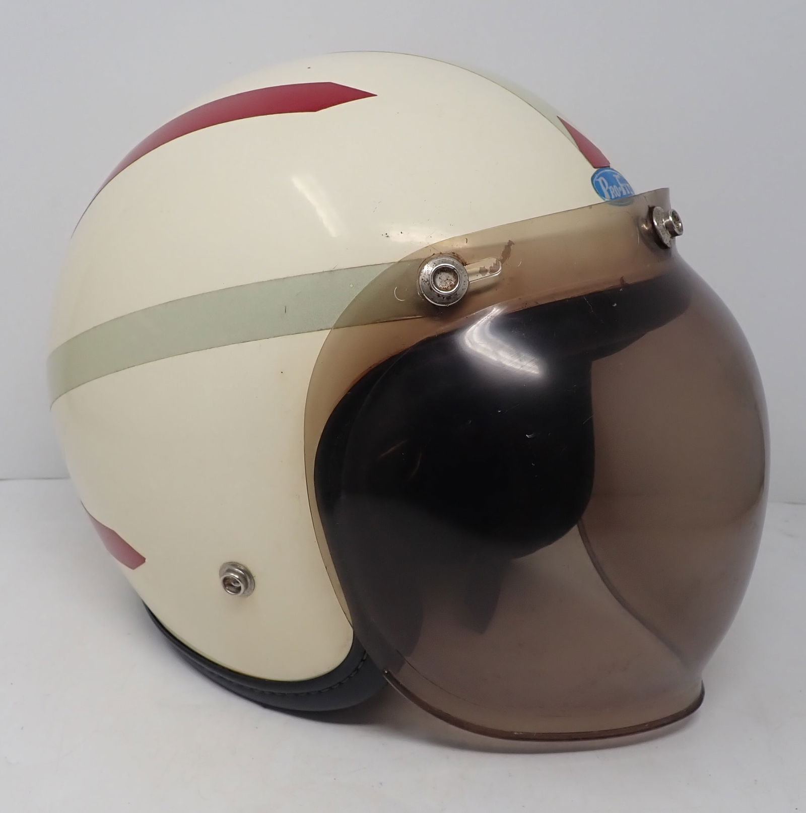 1970 Pro-Fit Motorcycle Helmet: Shipping available