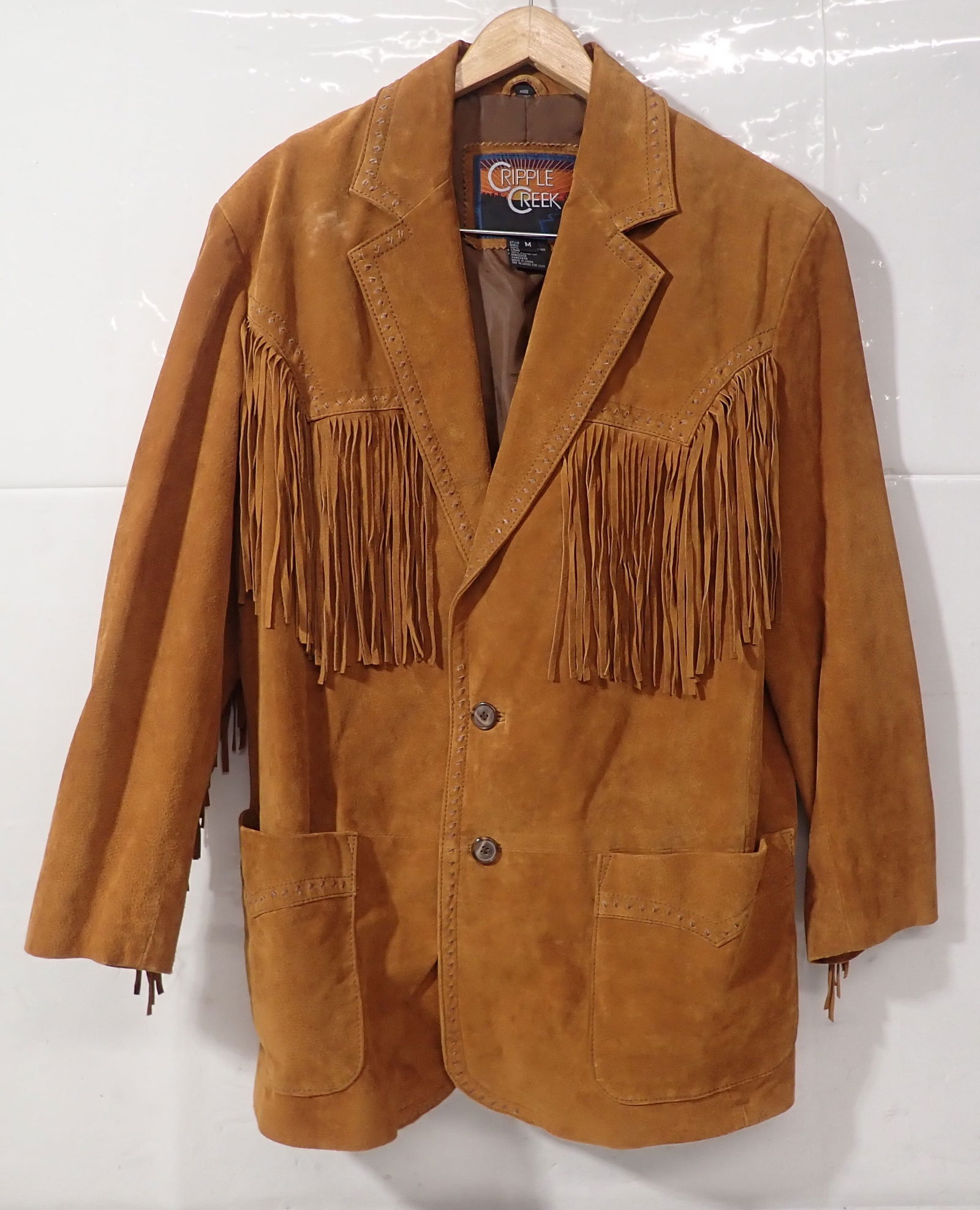 Cripple Creek Suede Fringe Jacket: Size Medium - Shipping available