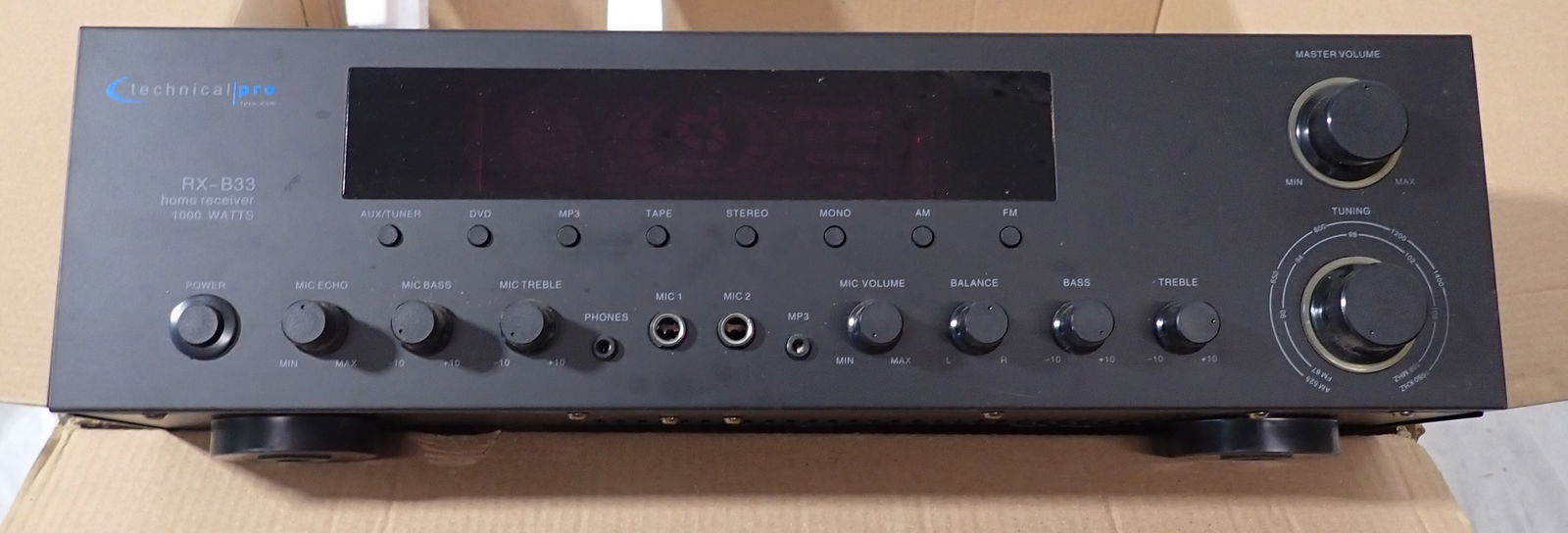 Technical Pro Model RX 113 Receiver w/ Equalizer - 3