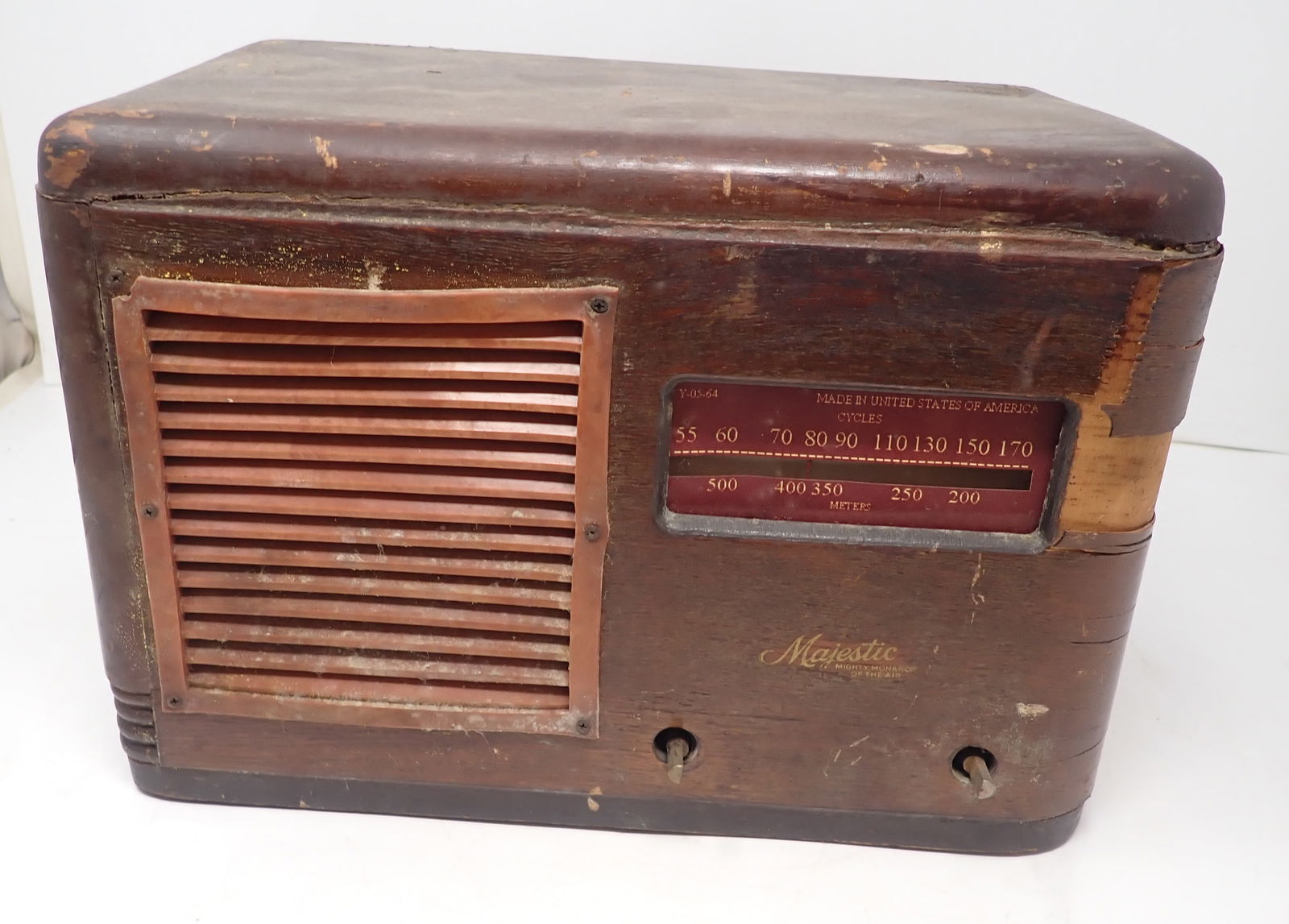 Majestic Radio AS-IS Sold for Parts !: Shipping available