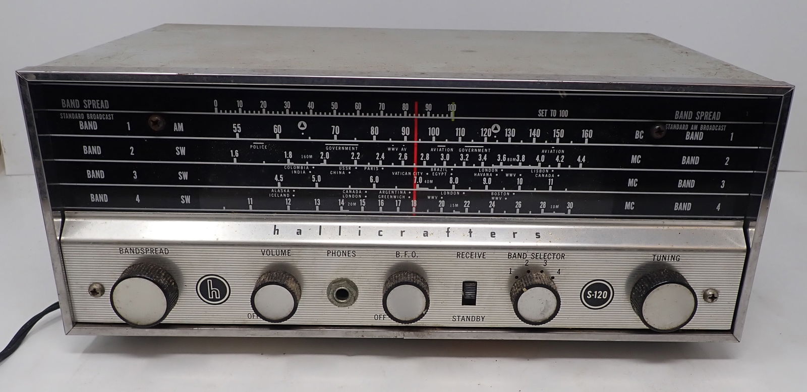 Hallicrafters Model S-120 Receiver: Shipping available