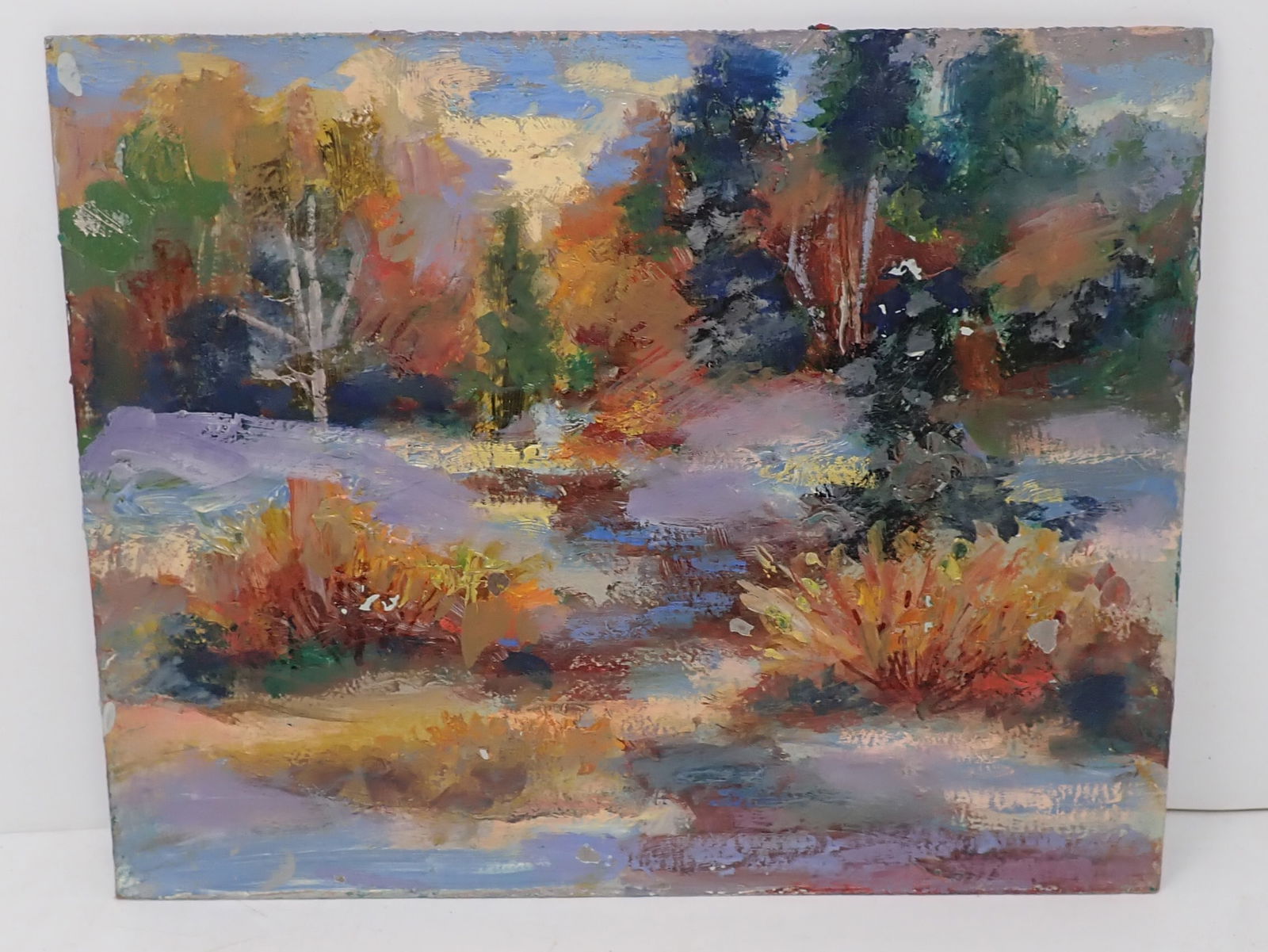 John Reilly Landscape Oil on Board Painting: Approx 8" x 10". Shipping available