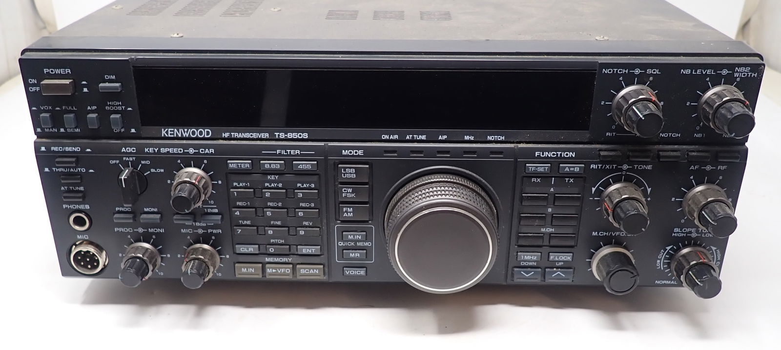 Kenwood Receiver TS85OS: No cord. Shipping available ($20 handling charge, plus postage)
