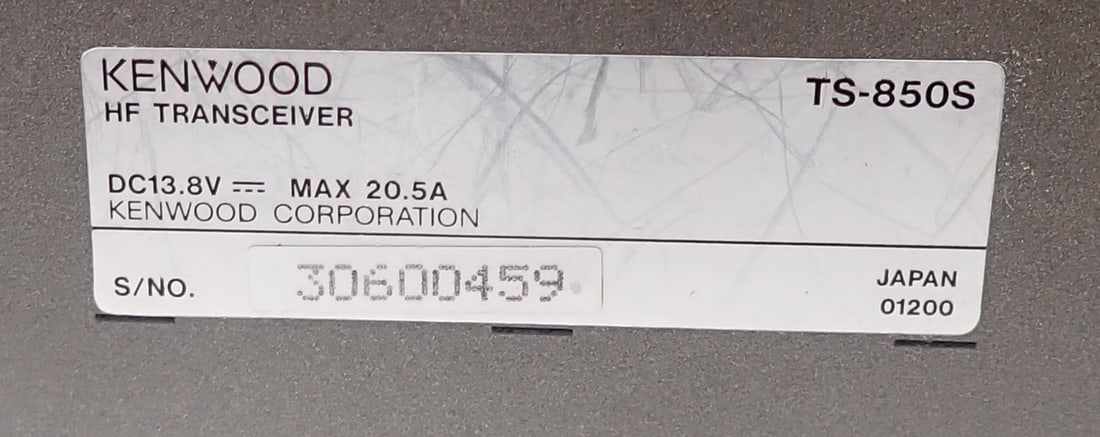 Kenwood Receiver TS85OS - 4