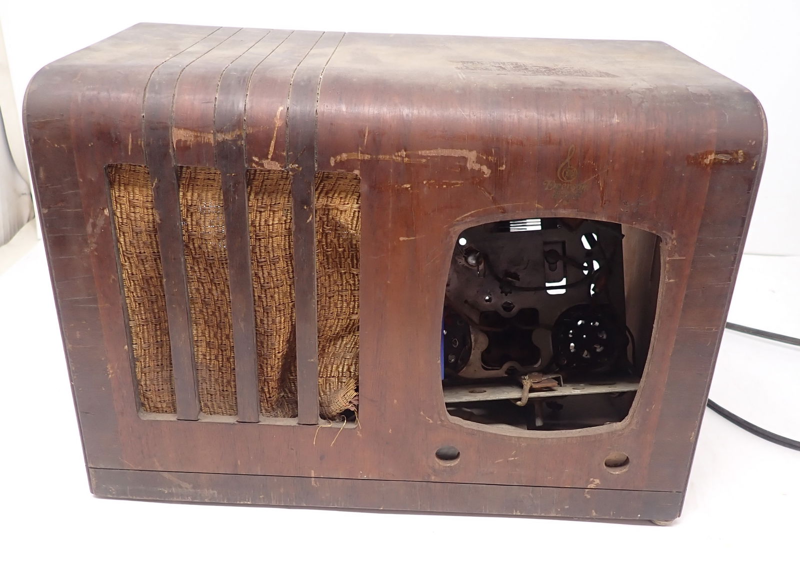 Radio Cabinet & Parts: Shipping available
