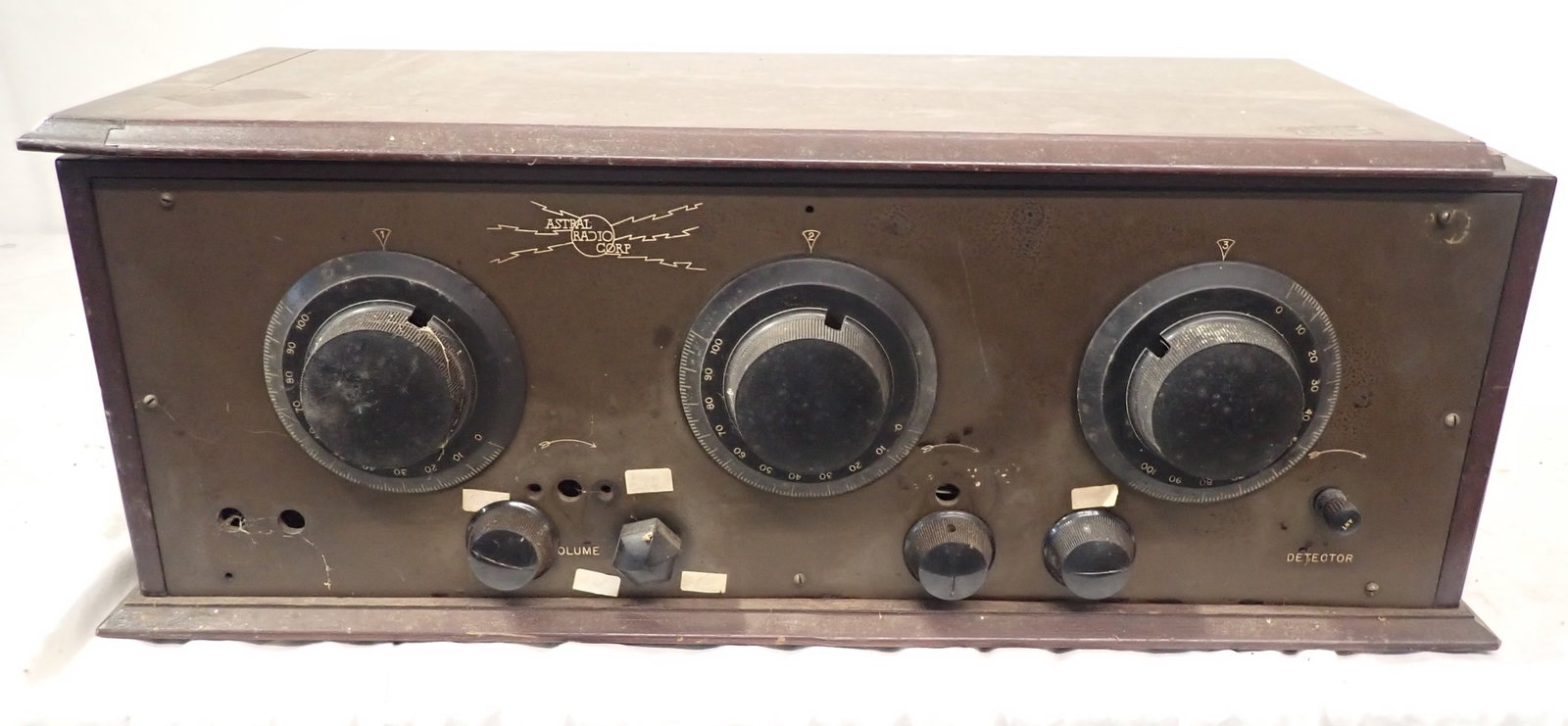 Astral Radio Corporation Red Box Radio: 8" x 22" x 9" - Shipping available ($20 handling charge, plus postage)