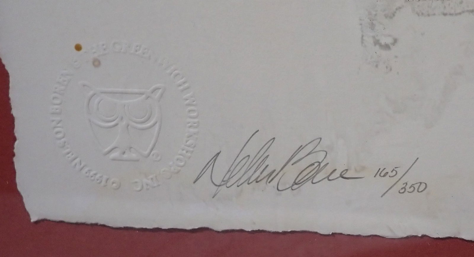 Nelson Boren Signed Print - 3