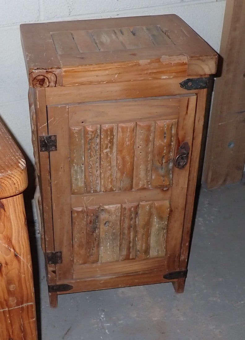 Pine Bench & Cabinet - 3