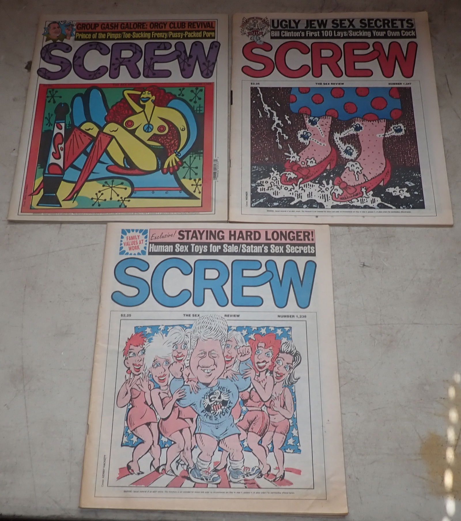 Adult Screw Newspapers: Shipping available