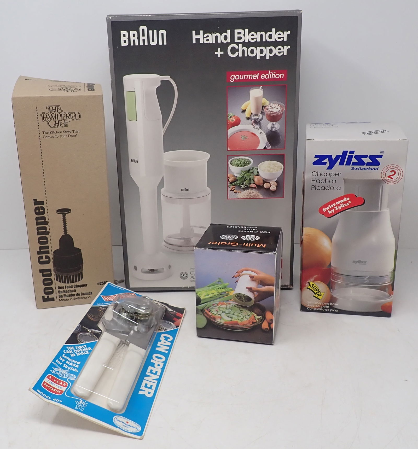 Braun , Pampered Chef Food Choppers & Misc: Shipping available