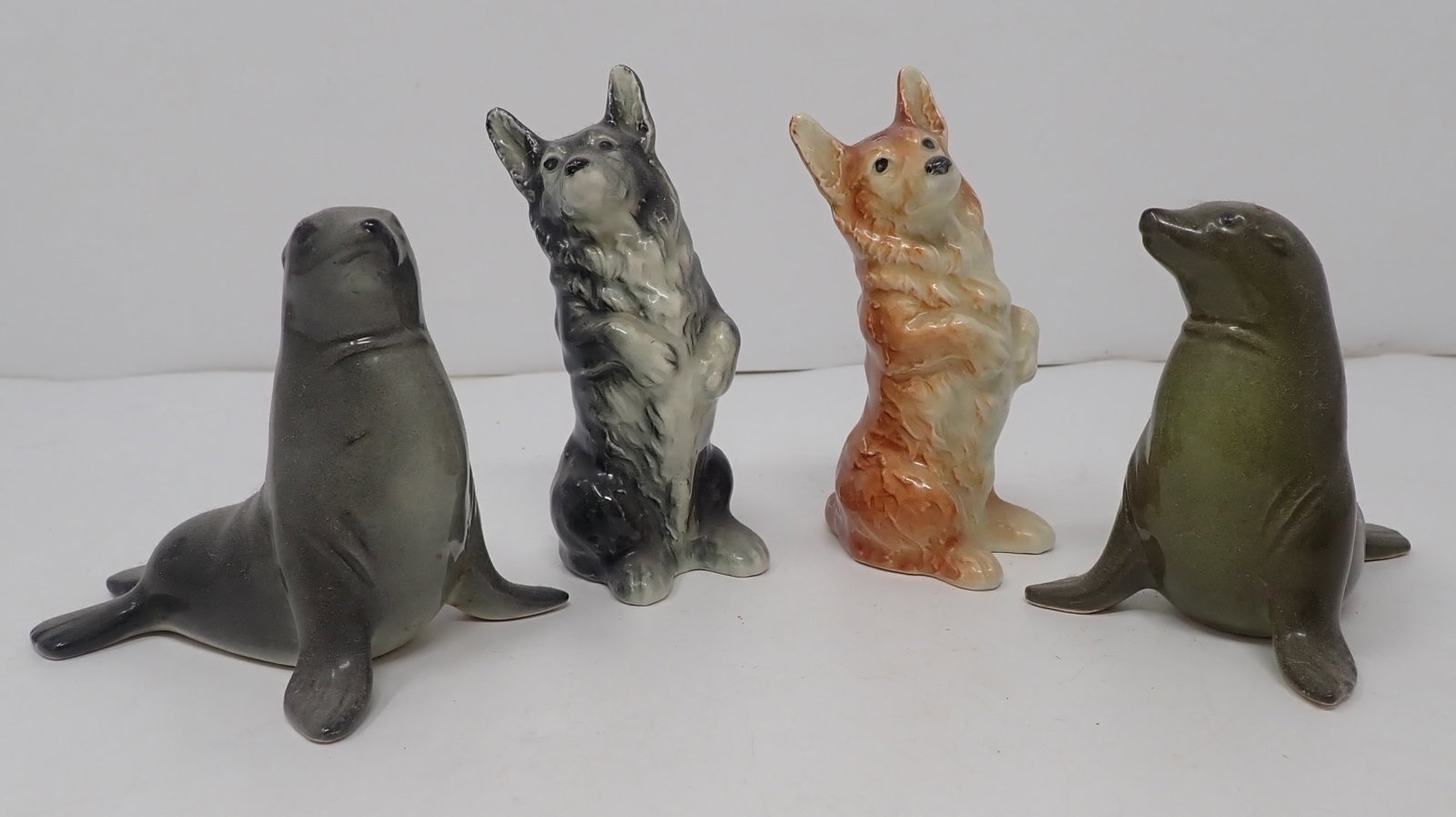 Goebel Seal & Dog Salt / Pepper Shakers: Tallest are approx 3 1/2" tall. Shipping available
