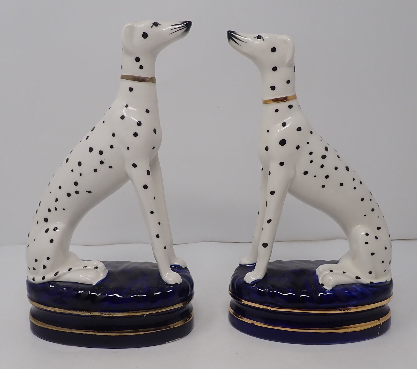 Fitz & Floyd Dalmations / Whippets: Approx 9" tall. Shipping available
