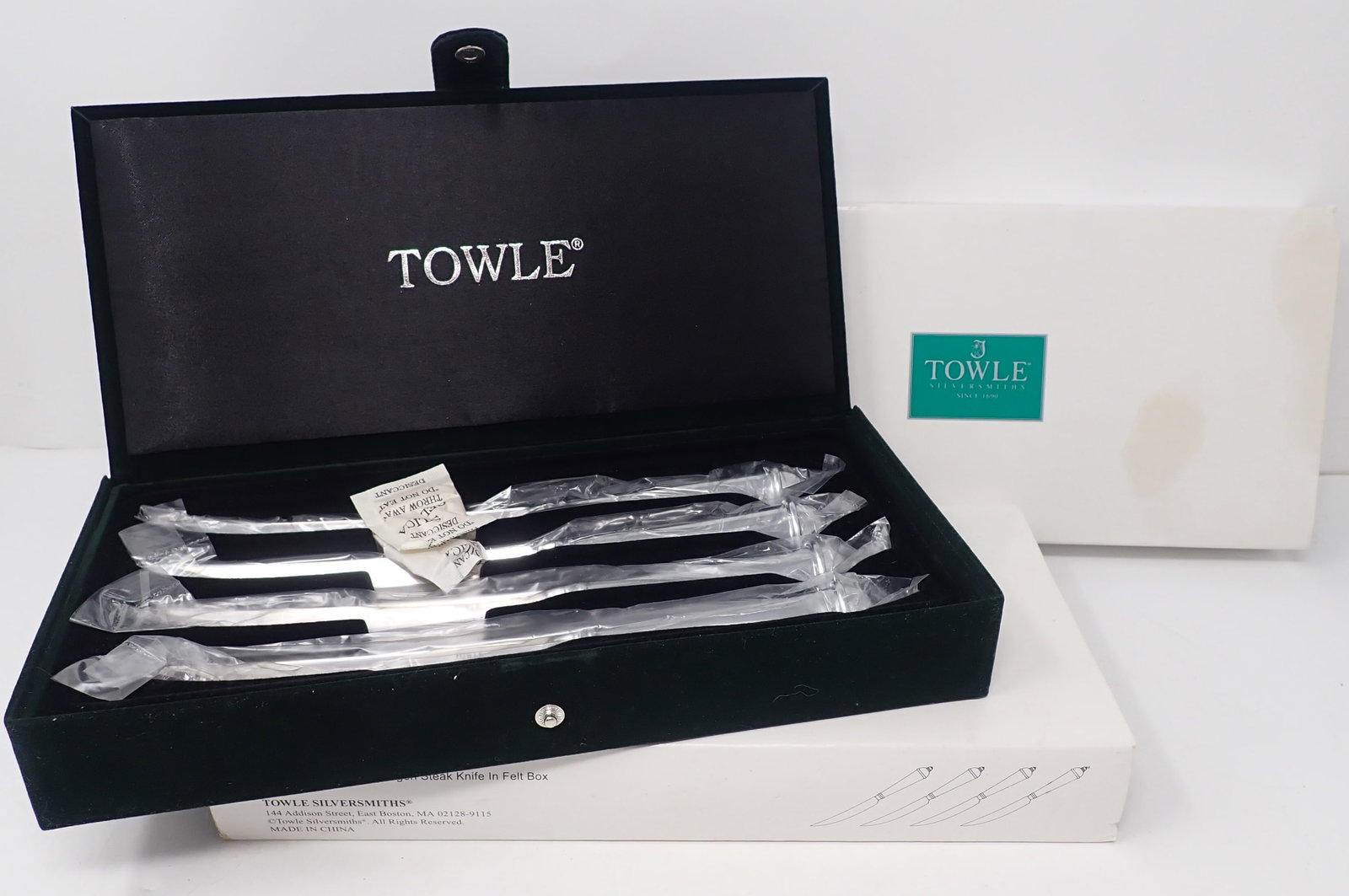 8 Towle Silversmiths Copenhagen Steak Knives (1 of 4)