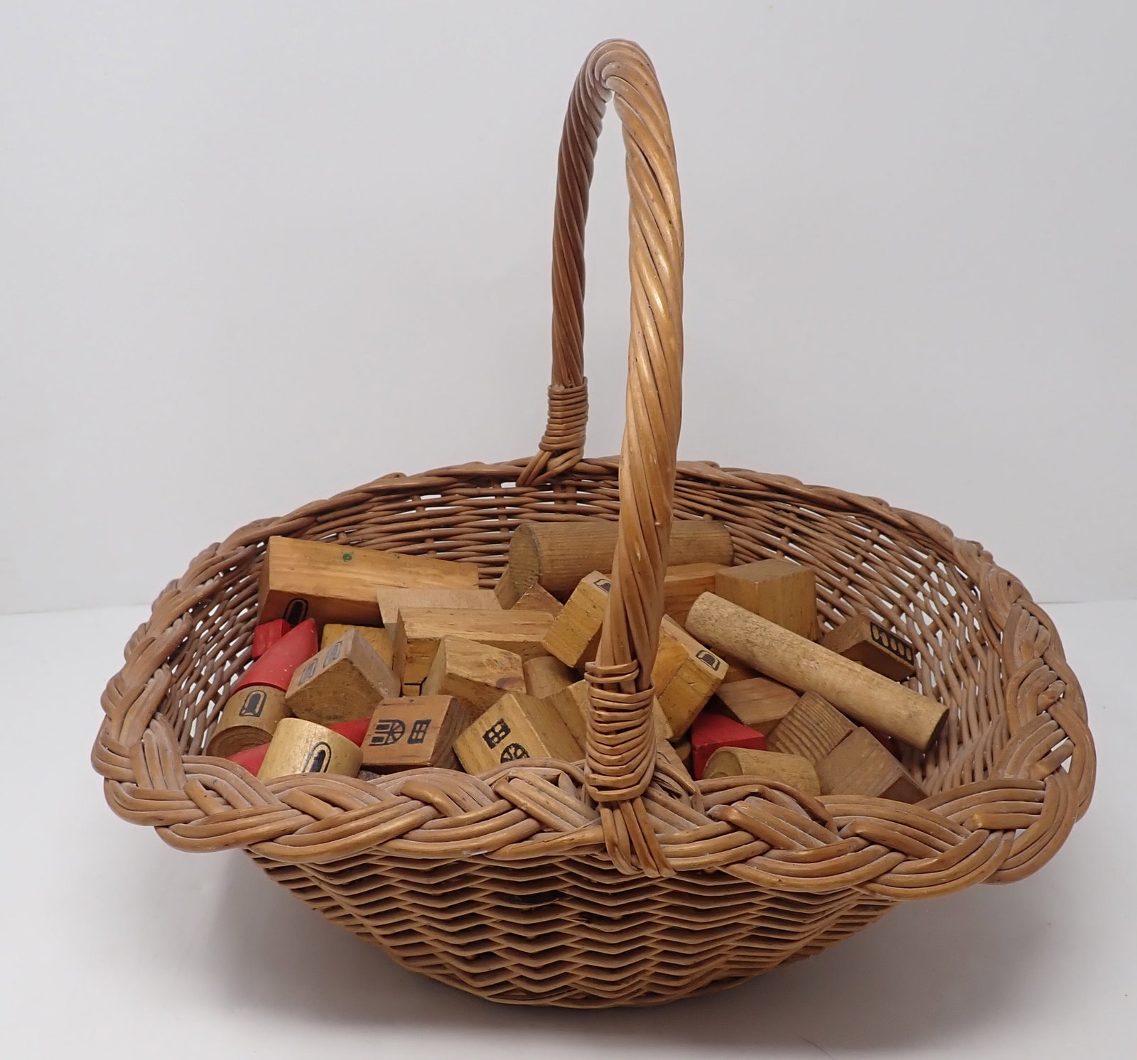 Wooden Blocks & Basket (1 of 3)