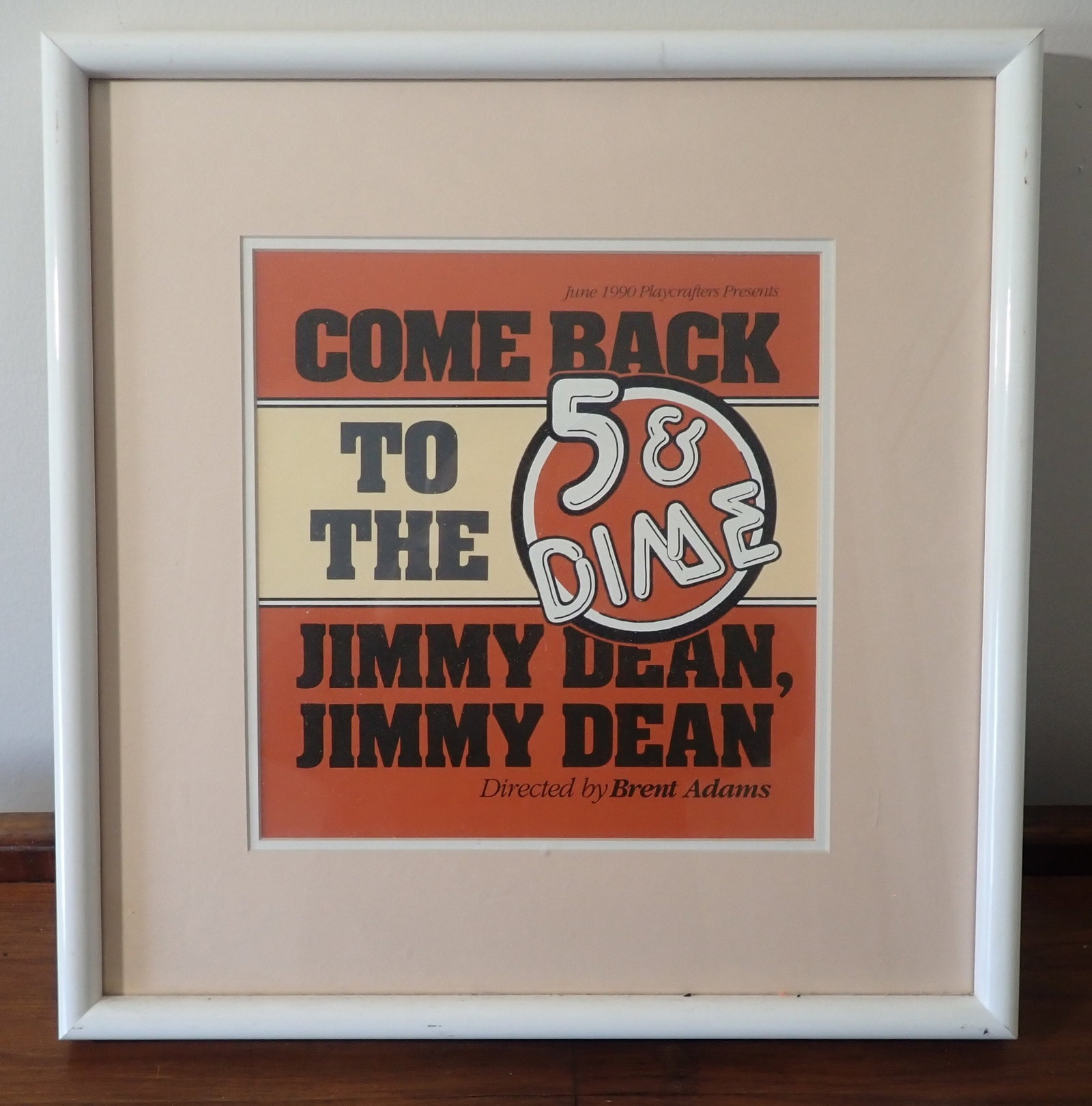 1990 Playcrafters Jimmy Dean Brent Adams Print (1 of 2)