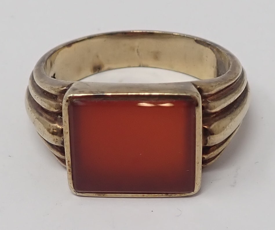 Men's Carnelian Ring (1 of 5)