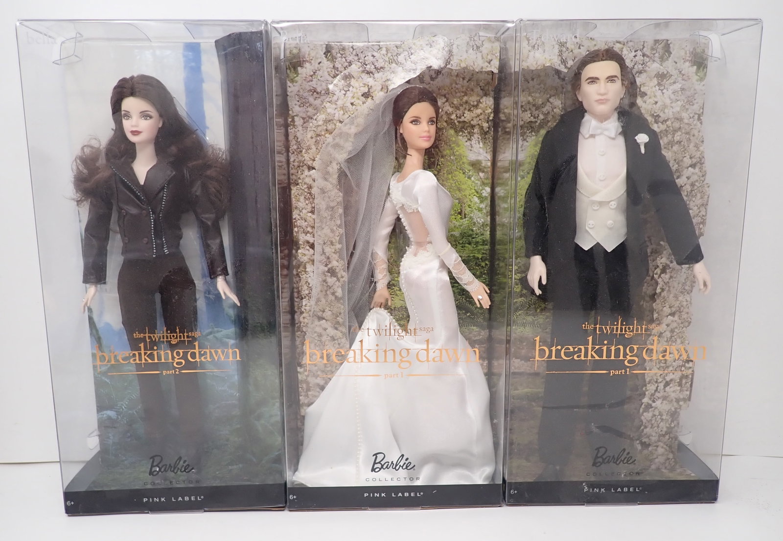 Barbie Collector Pink Label Bella & Edward Dolls: Shipping available