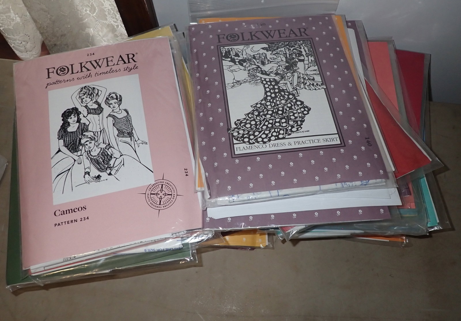 Large Lot of Folkwear Patterns: Shipping available