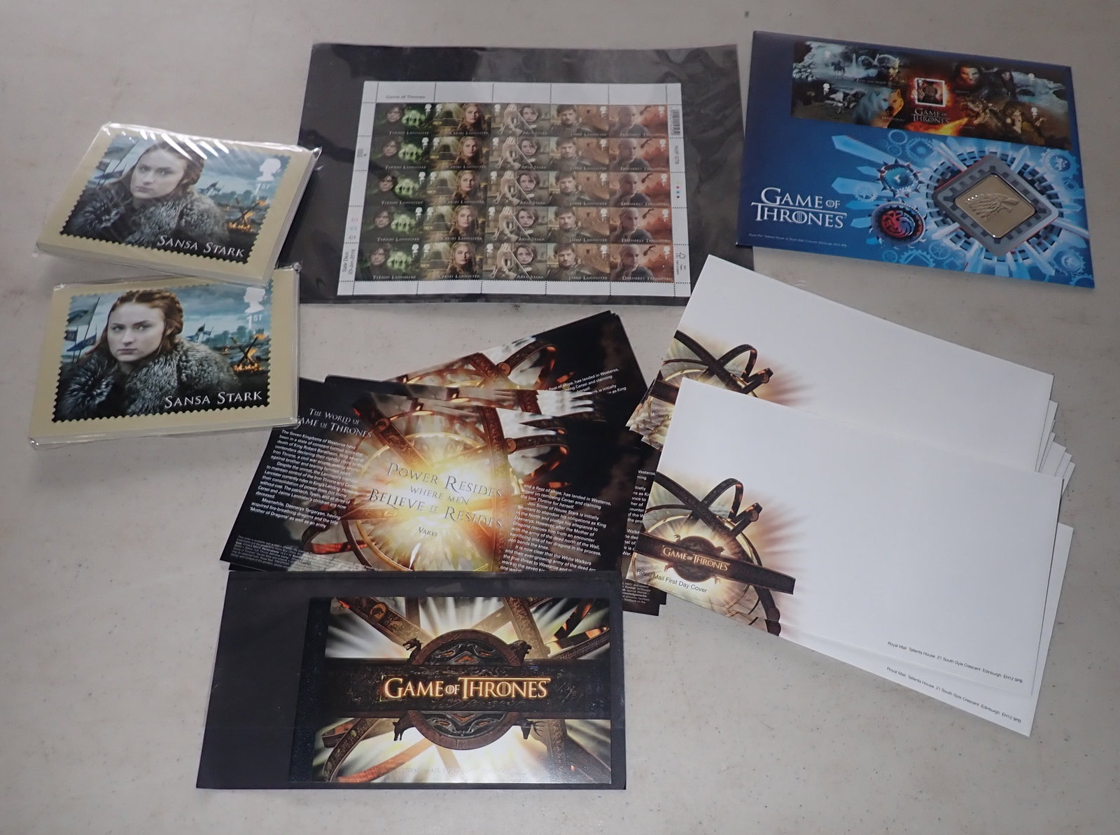 Game of Thrones Stamps & Misc (1 of 5)
