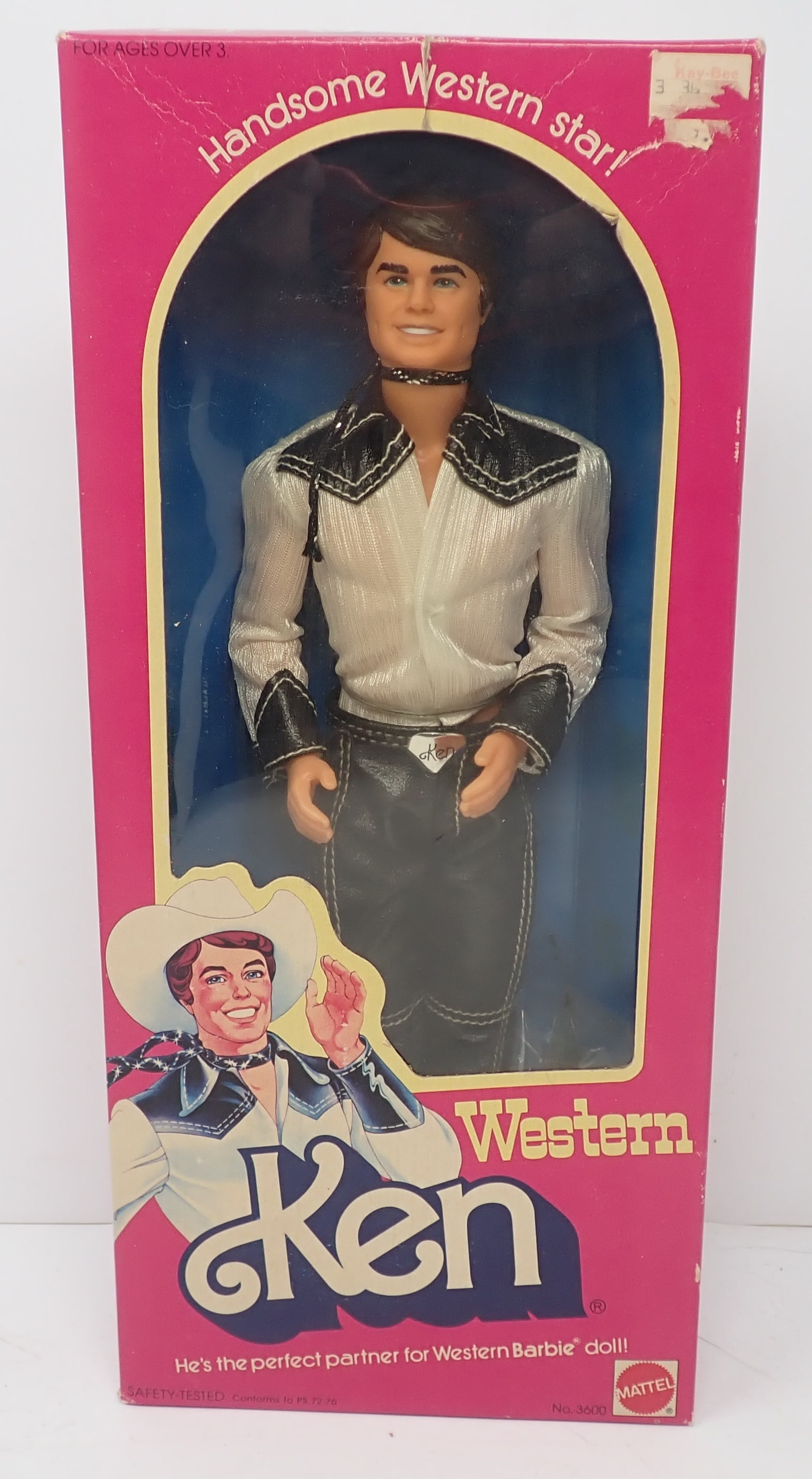 Mattel 3600 Western Ken Doll: Shipping available