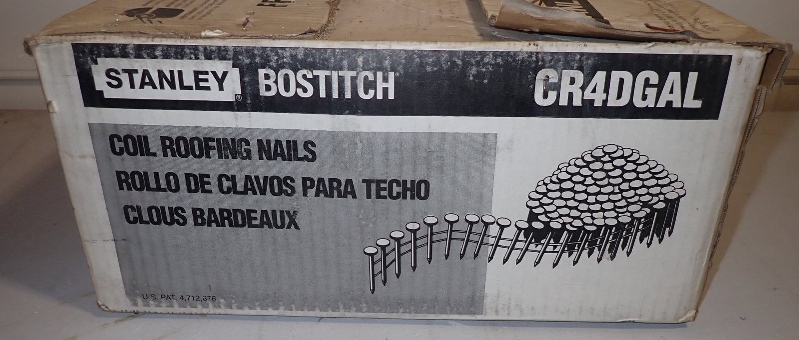 Stanley Bostitch Coil Roofing Nails: CR4DGAL - No in house shipping ! Might be missing a coil or so.