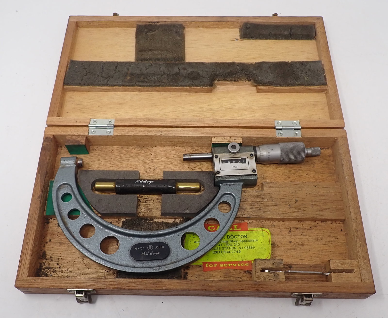 Mitutoyo 193-215 4-5" Outside Micrometer: Shipping available