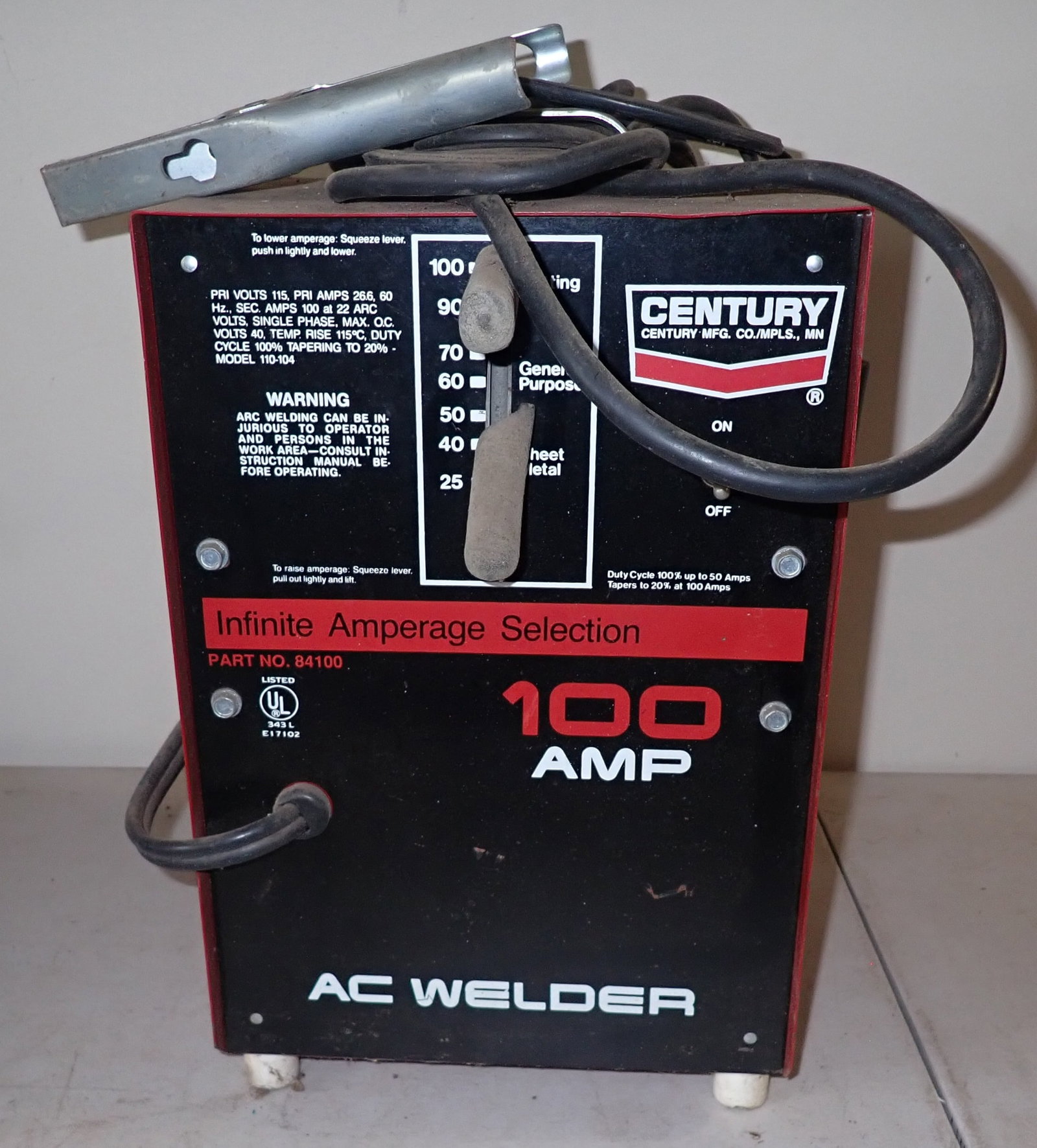 Century 100 Amp AC Welder (1 of 6)