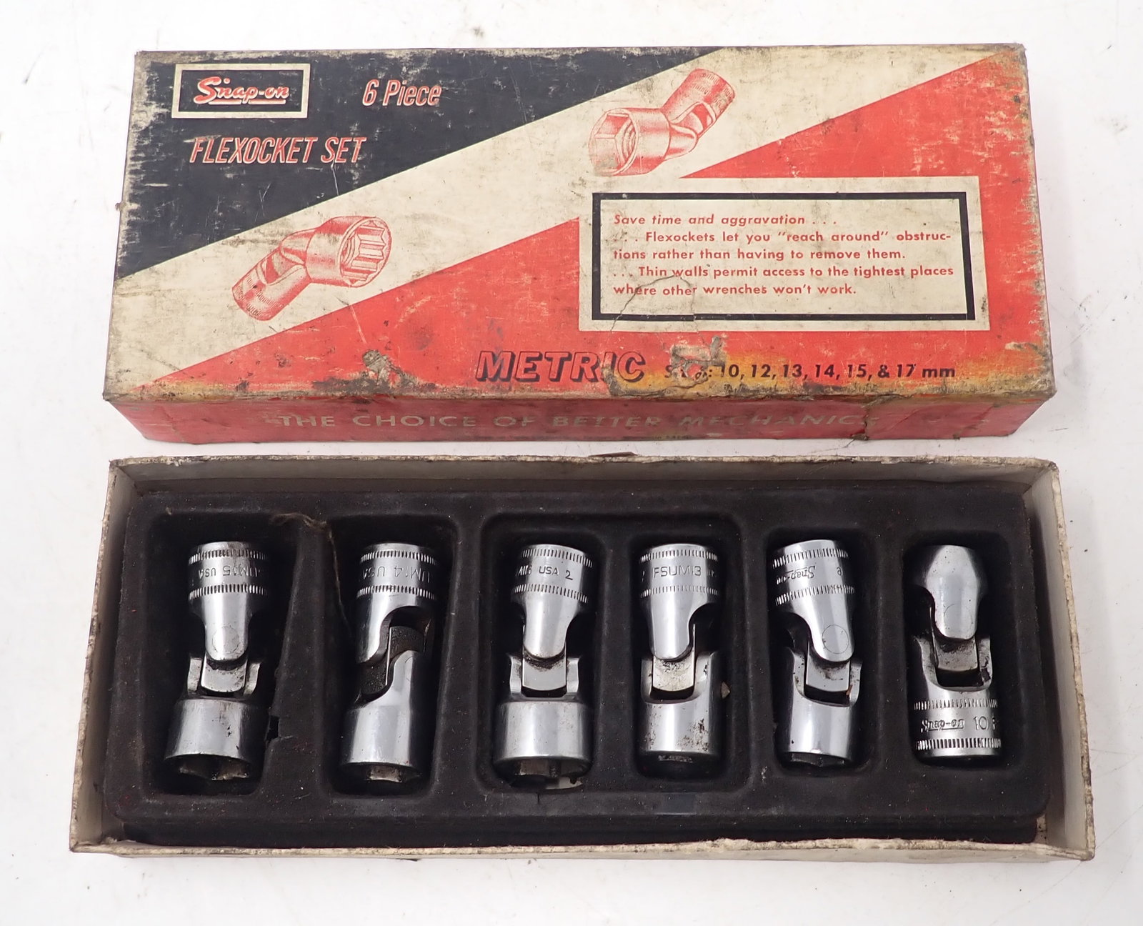 Snap-On Metric Flexocket Set: item # 206FSUM - Shipping available