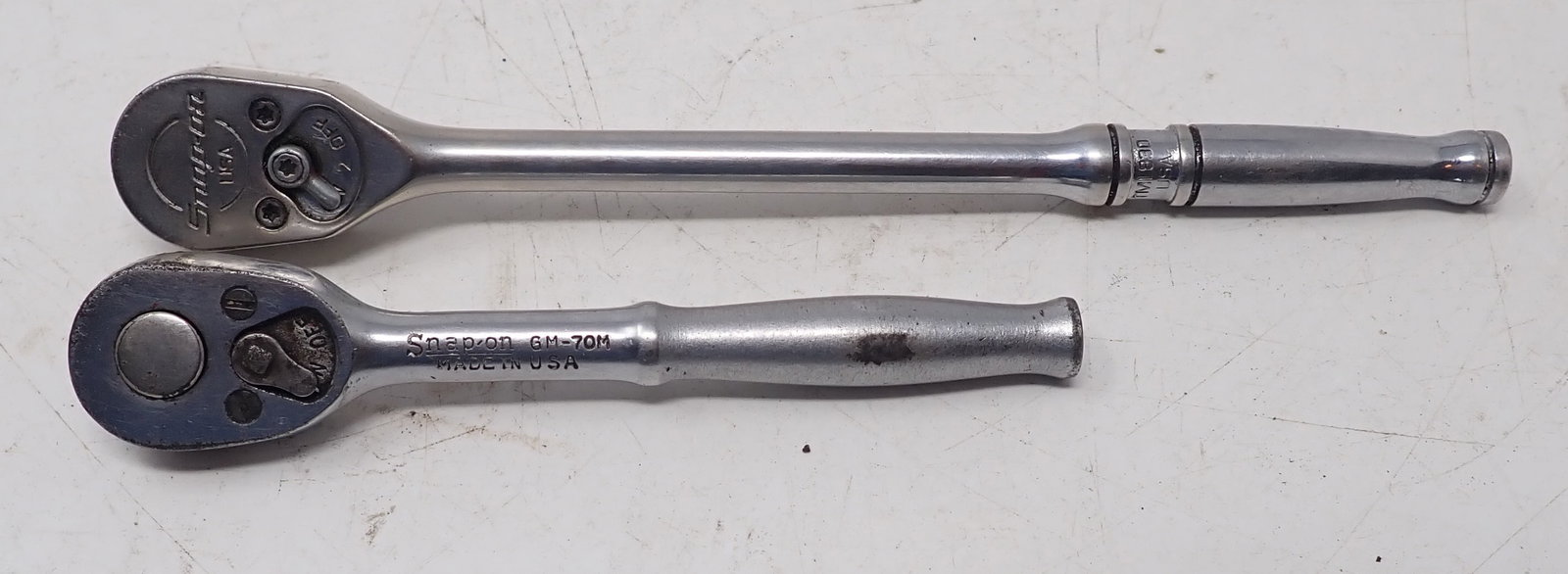 Snap-On 1/4" Drive Rachets: Longest is approx 6 1/2". Shipping available