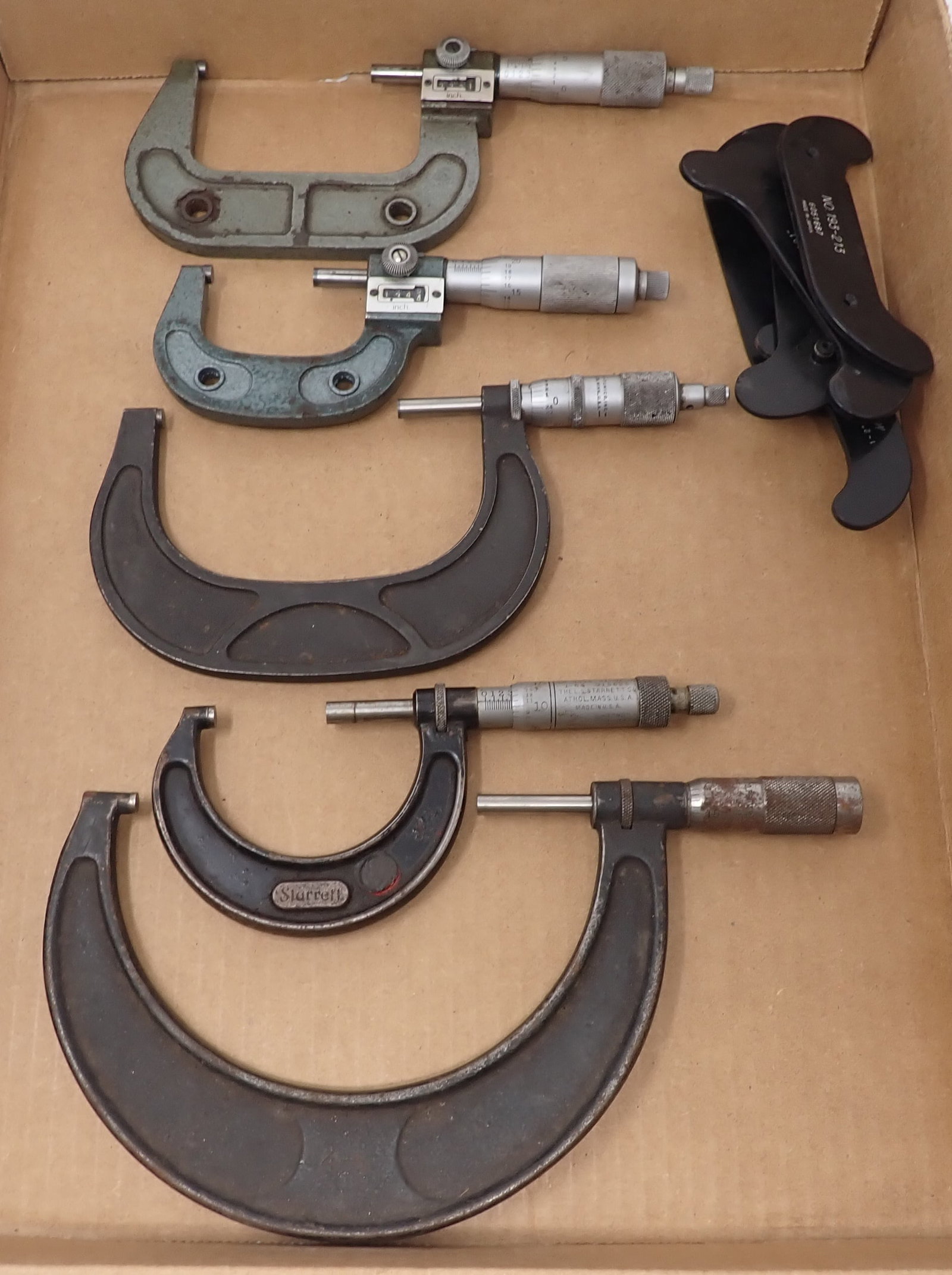 Starrett , Brown & Sharpe , Scherr, & Misc Micrometers: Micrometers - Shipping available