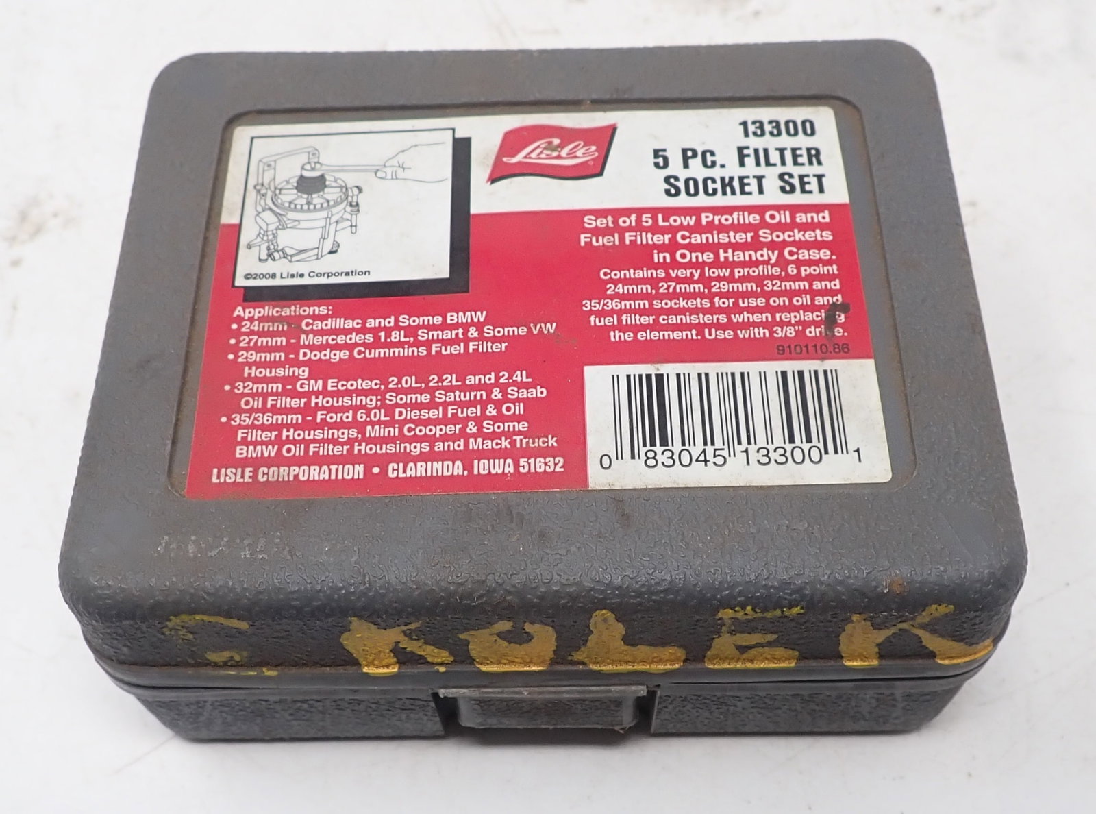 Lisle 5pc Filter Socket Set - 2