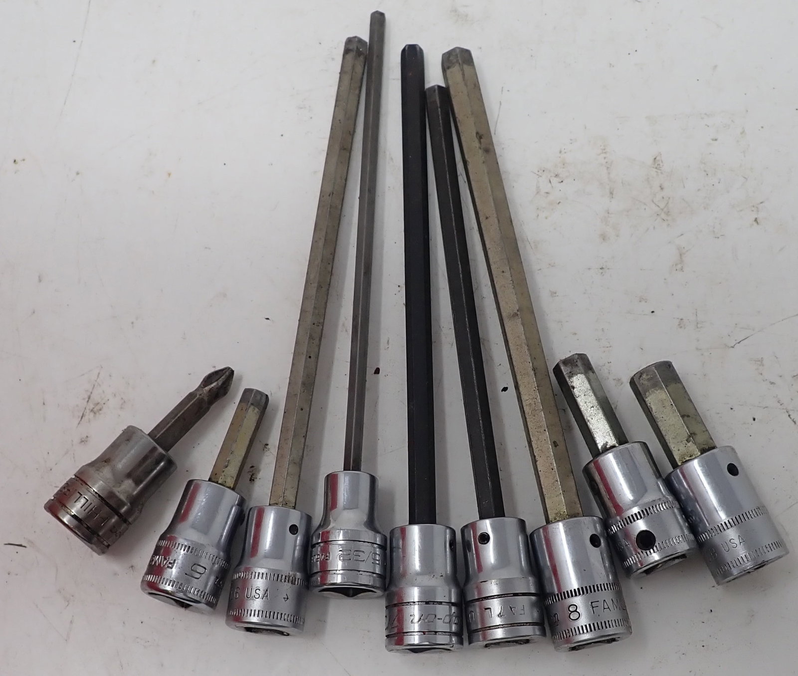 Snap On 3/8" Drive Hex Bit & Phillips Head Sockets: Shipping available