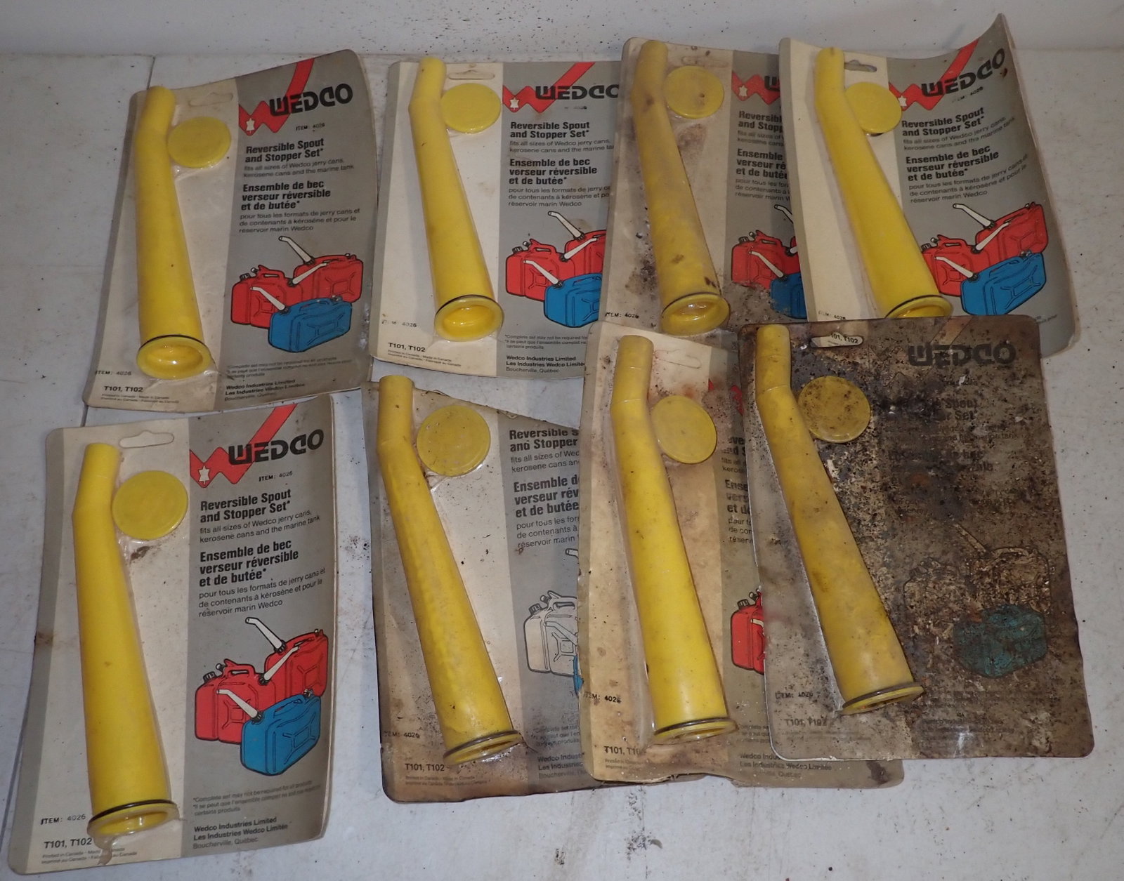 NOS Wedco Cas Can Spouts: Shipping available