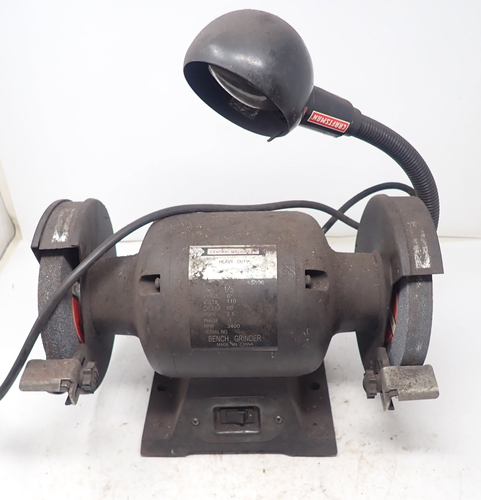 Central Machinery 1/2hp Bench Grinder: No in house shipping !