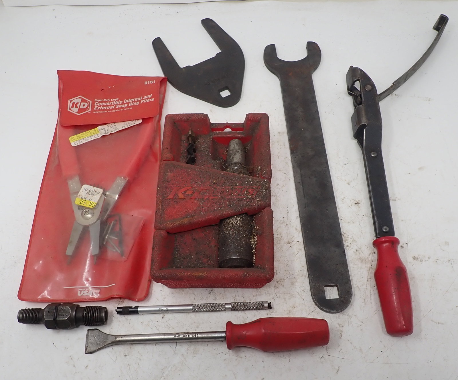 K-D Snap Ring Pliers, Wrenches, Scraper, Misc (1 of 4)