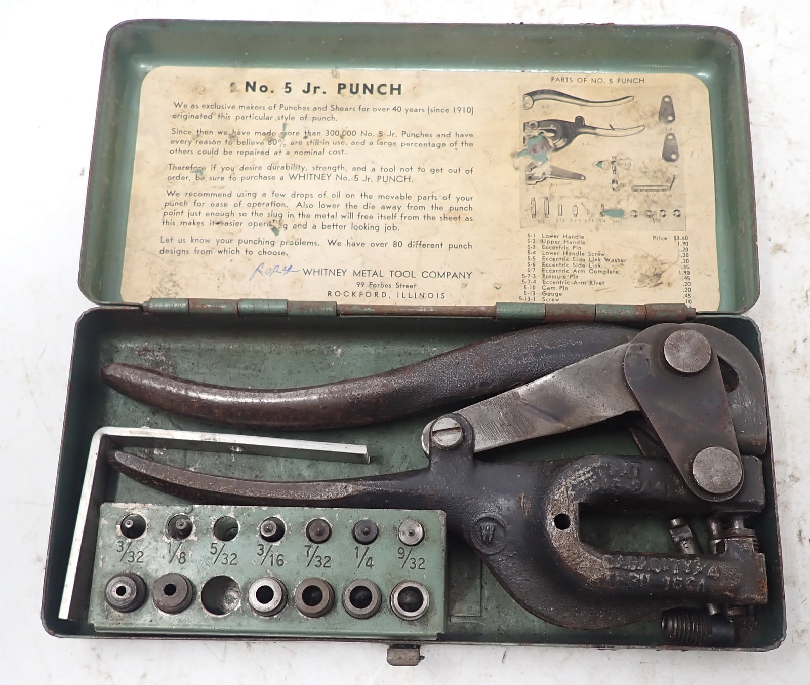 Whitney No. 5 Jr. Punch (1 of 5)