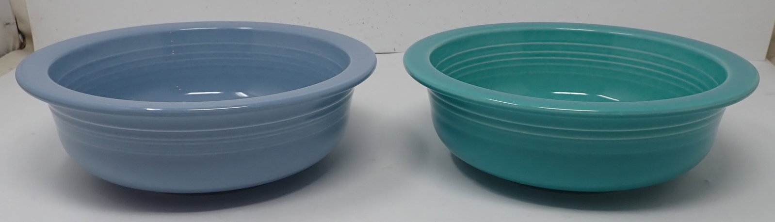 2 Homer Laughlin Fiesta Bowls: Approx 8 1/4" in diameter and 2 7/8" tall. Shipping available