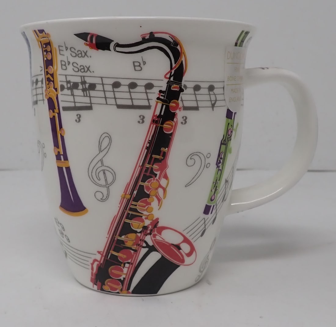 Dunoon Jane Fera Tempo Coffee Mug: Approx 4" in diameter and 4 3/8" tall. Shipping available