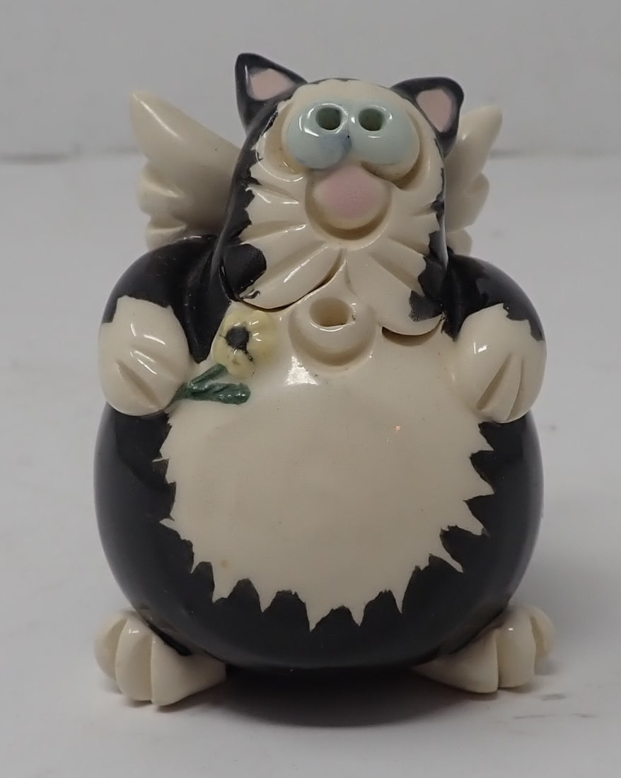 Pottery Cat Whistle: Approx 3" tall. Shipping available