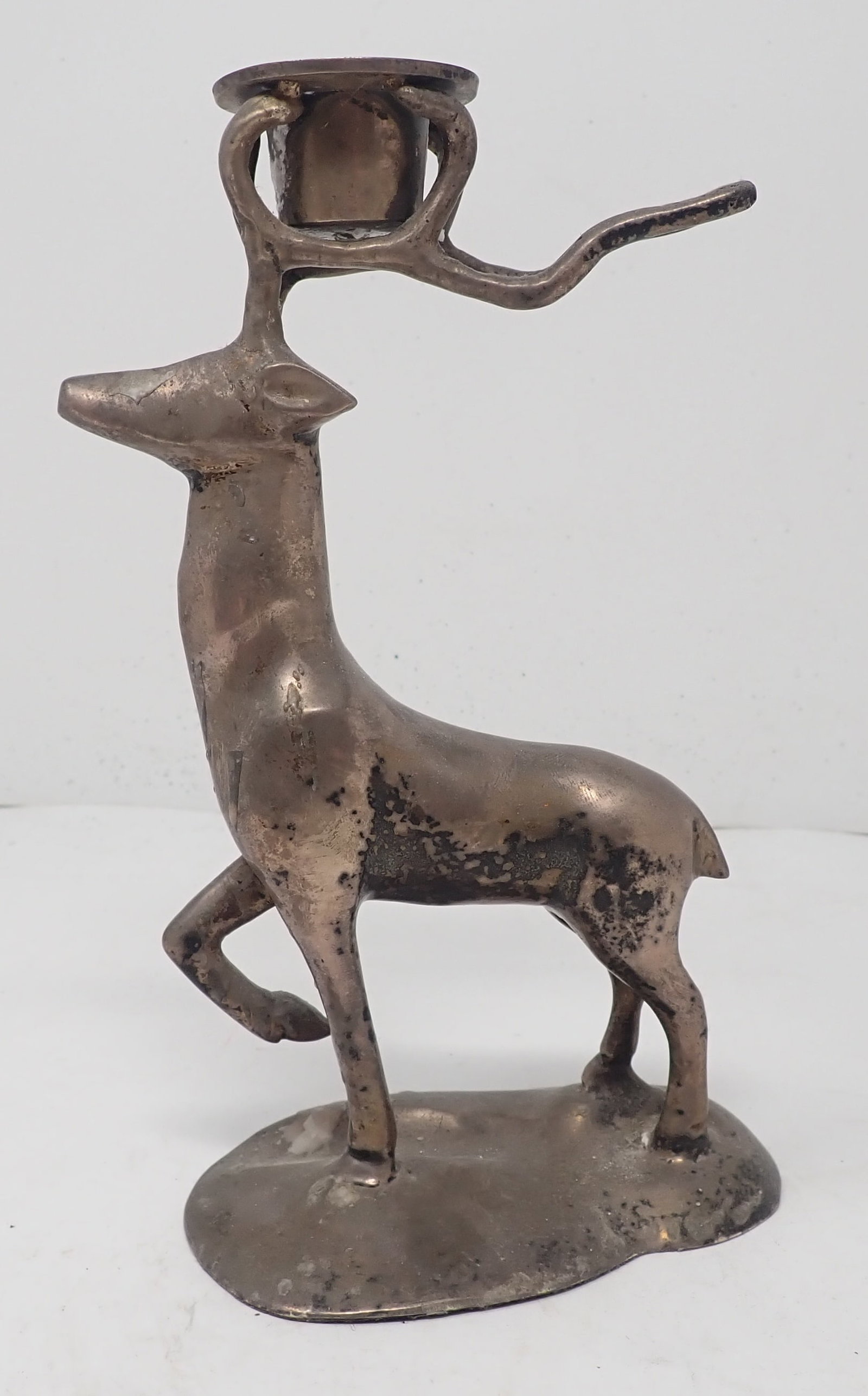 Deer Candle Holder: Approx 7 1/2" tall. Shipping available