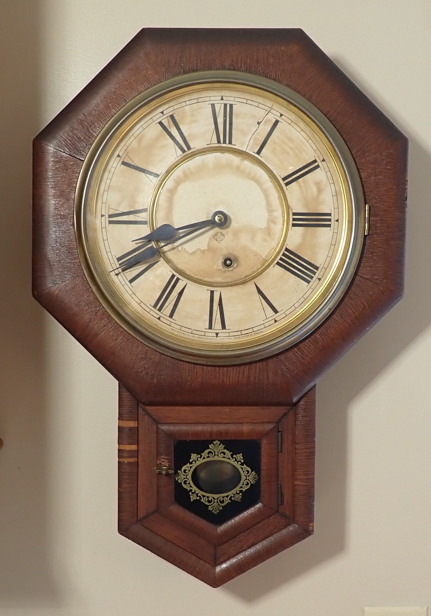 Ansonia Schoolhouse Wall Clock (1 of 4)